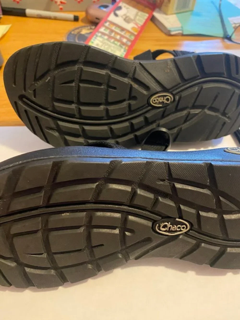 Chaco classic sandals BLACK womens size 6 - Picture 3 of 6